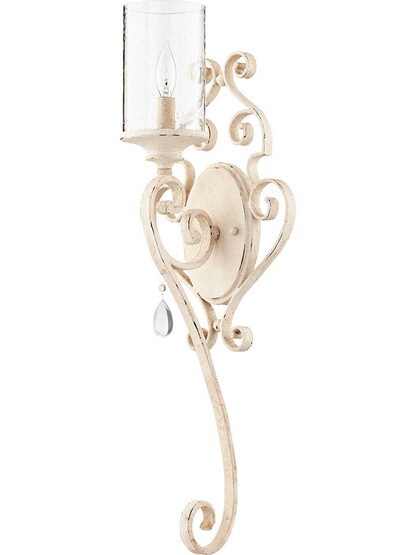 San Miguel 1-Light Sconce in Persian White.